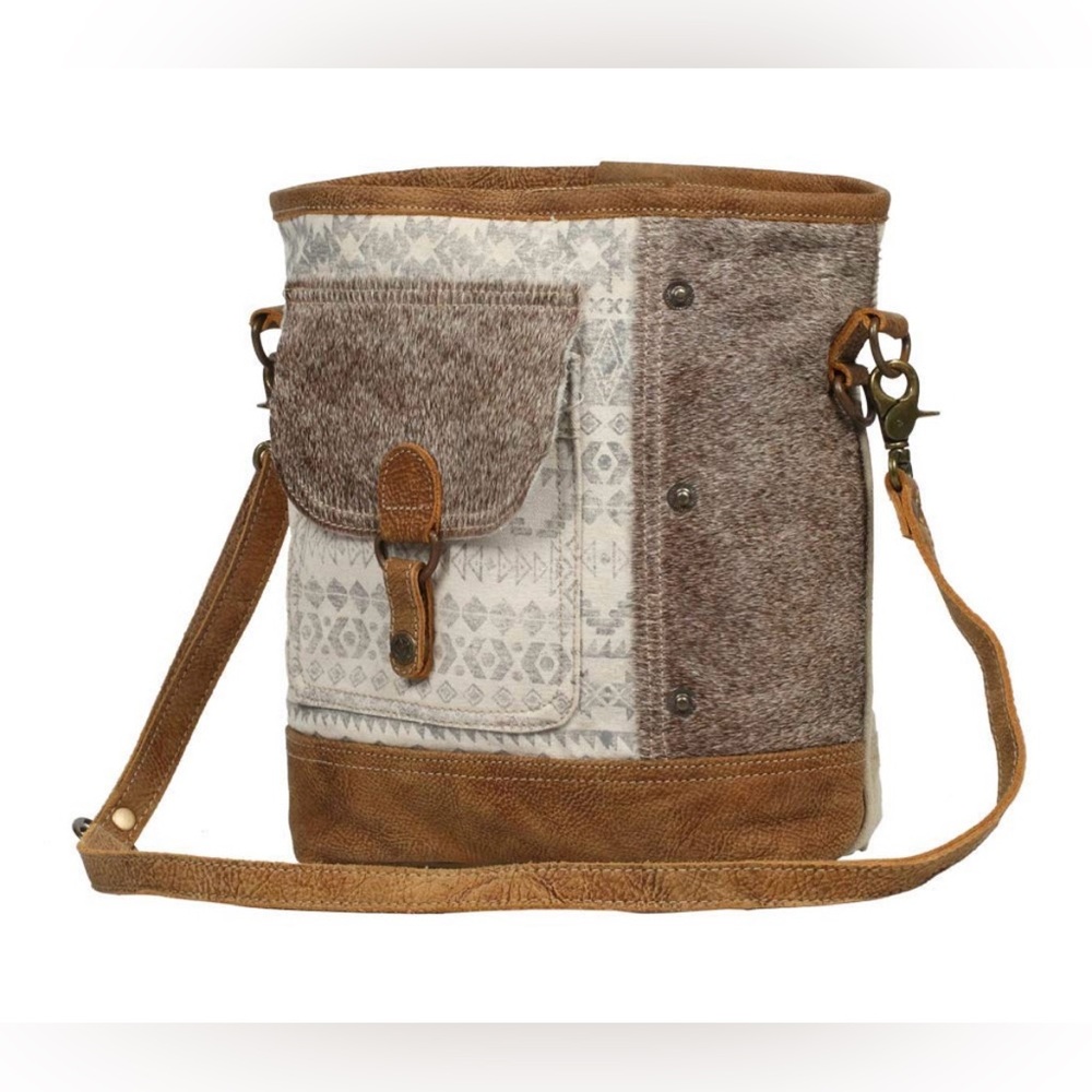 MYRA BAG Cowhide Leather Shoulder Bag - Picture 1 of 14